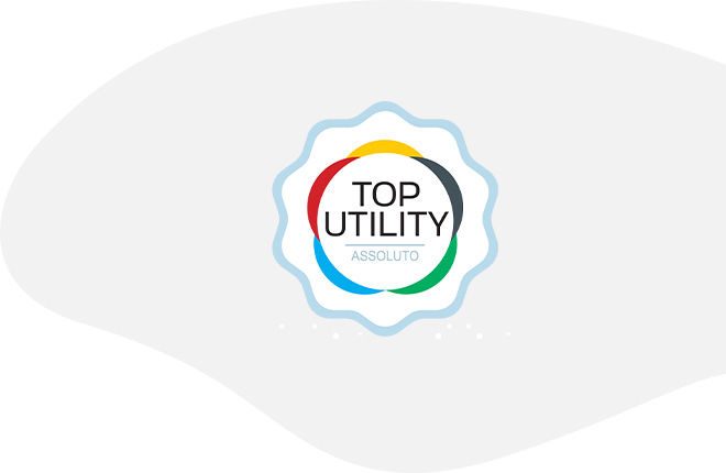 Logo del certificato Top Utility Assoluto 2024